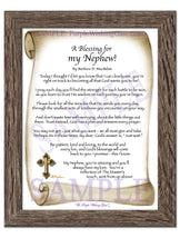 A Blessing for my Nephew! (child-adult) - Gifts for Nephew - PurpleWishingGate.com
