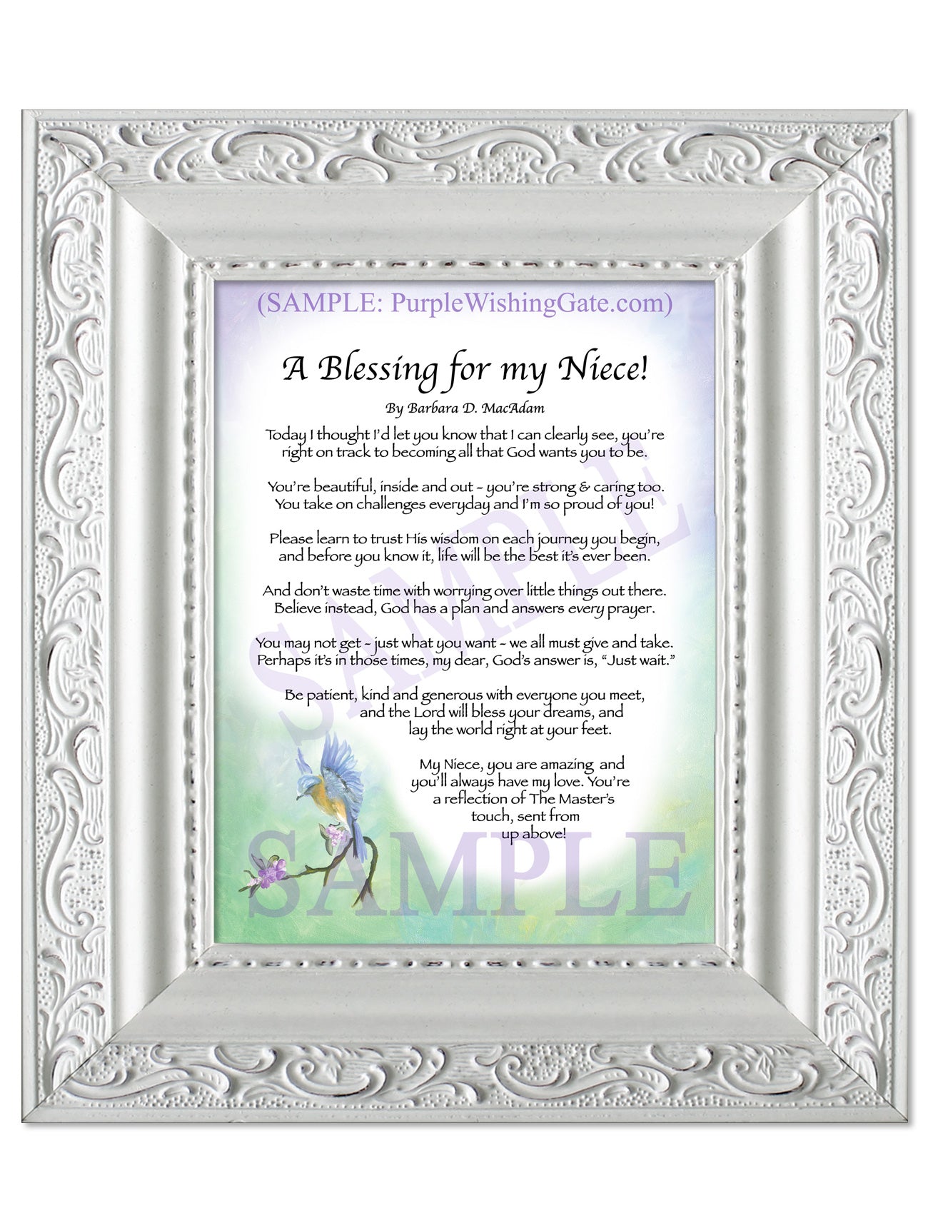 A Blessing for my Niece! (child-adult) - Gifts for Niece - PurpleWishingGate.com