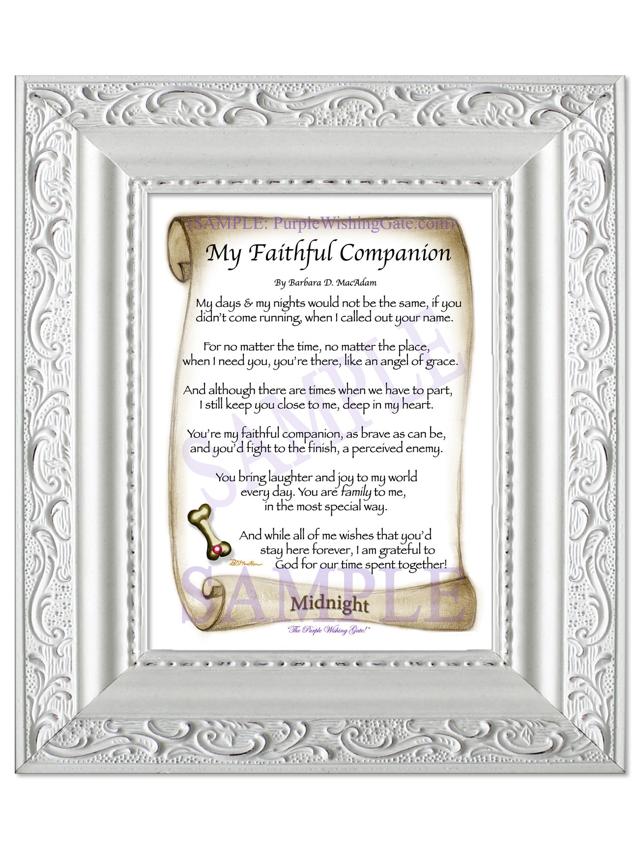 My Faithful Companion - Pet Blessing - PurpleWishingGate.com