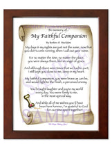 In memory of... My Faithful Companion - Pet Blessing - PurpleWishingGate.com