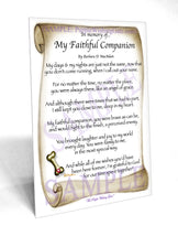In memory of... My Faithful Companion - Pet Blessing - PurpleWishingGate.com
