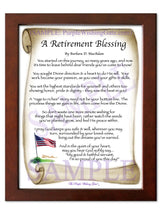 A Retirement Blessing - Retirement Gift - PurpleWishingGate.com