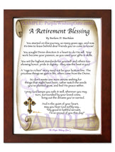 A Retirement Blessing - Retirement Gift - PurpleWishingGate.com