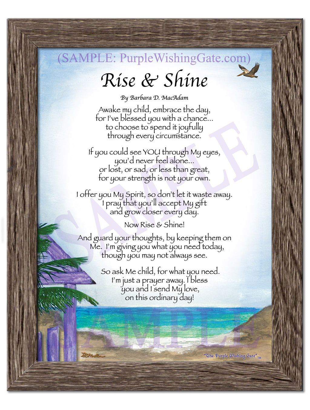 Rise and Shine: Paradise Cove / 5x7 / 5x7 Birchwood
