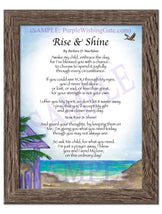 Rise and Shine - Encouragement Gift - PurpleWishingGate.com