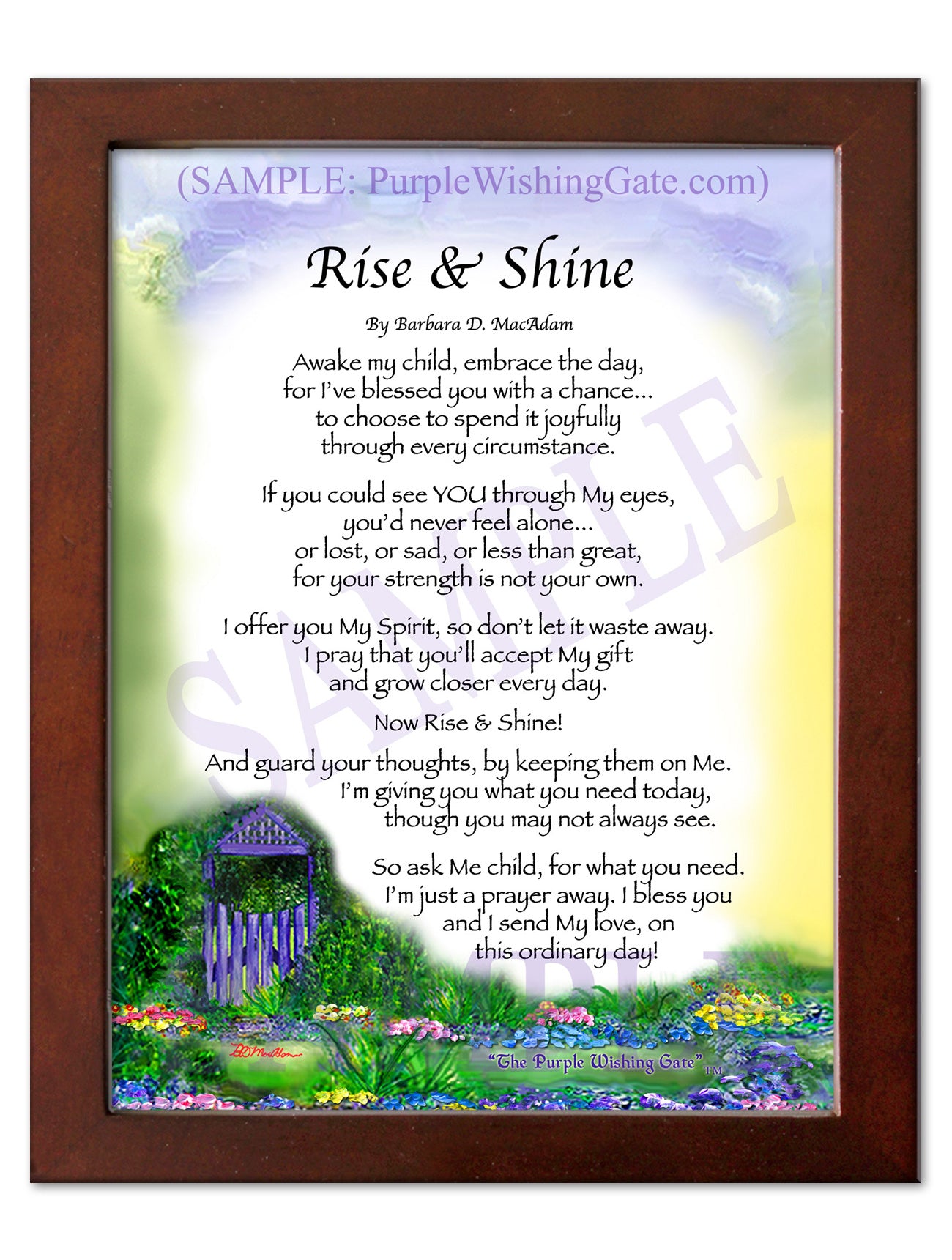 Rise and Shine - Encouragement Gift - PurpleWishingGate.com