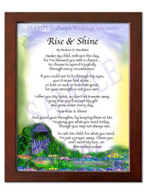 Rise and Shine - Encouragement Gift - PurpleWishingGate.com