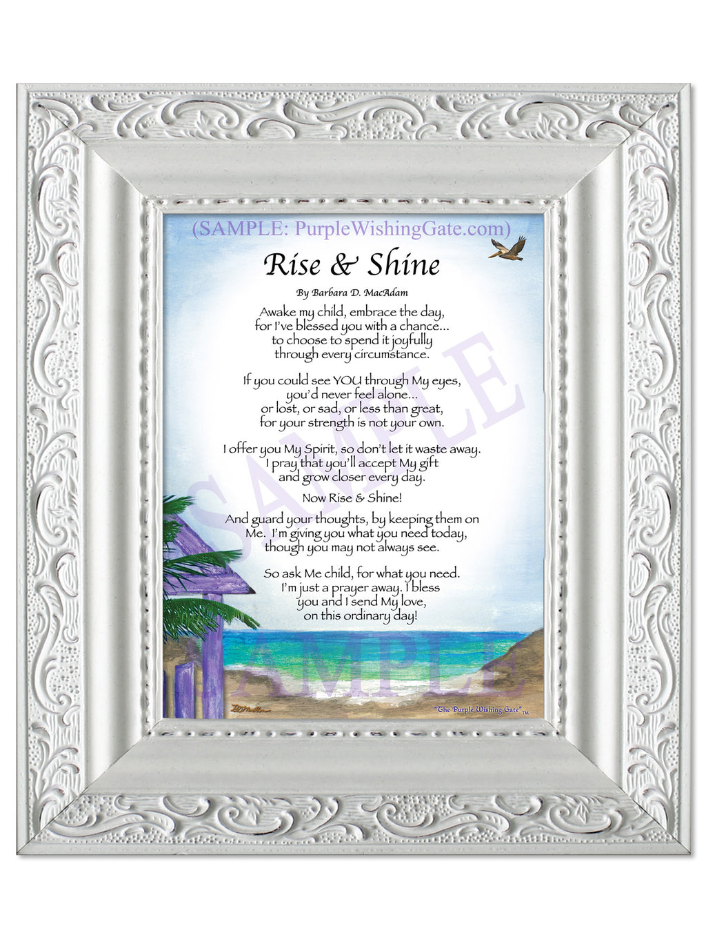 Rise and Shine: Paradise Cove / 5x7 / 5x7 Vintage White
