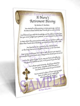 A Nurse's Retirement Blessing - Retirement Gift - PurpleWishingGate.com
