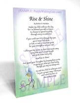 Rise and Shine - Encouragement Gift - PurpleWishingGate.com