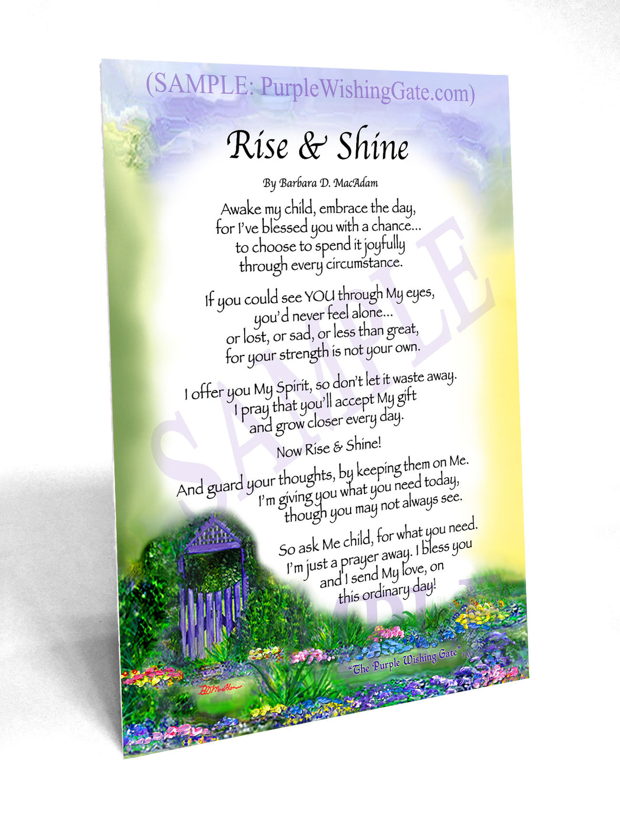 Rise and Shine - Encouragement Gift - PurpleWishingGate.com