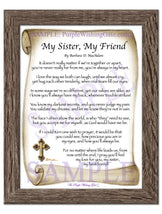My Sister, My Friend - Sister-Women Gift - PurpleWishingGate.com