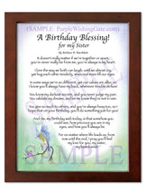 A Birthday Blessing! for my Sister - Birthday Gift - PurpleWishingGate.com