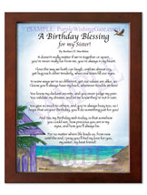A Birthday Blessing! for my Sister - Birthday Gift - PurpleWishingGate.com