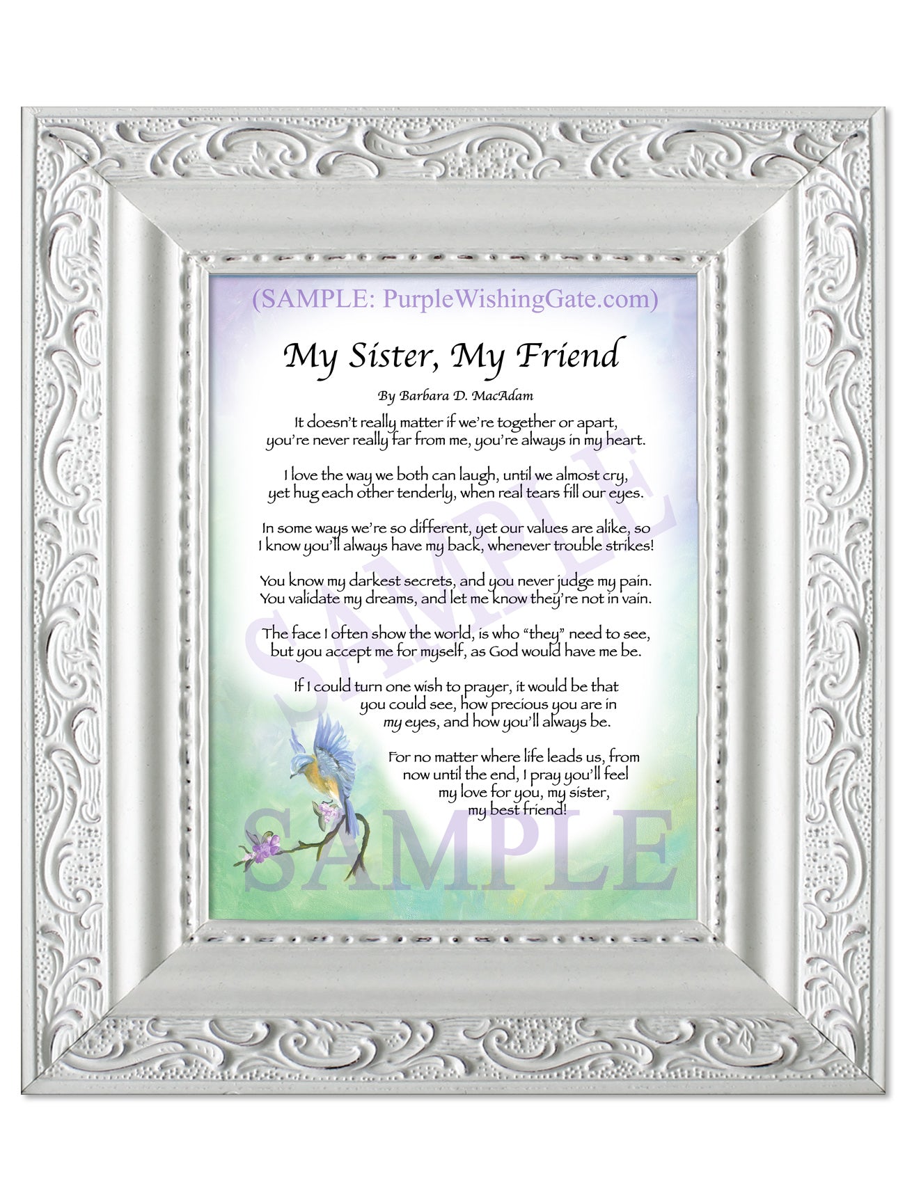My Sister, My Friend - Sister-Women Gift - PurpleWishingGate.com