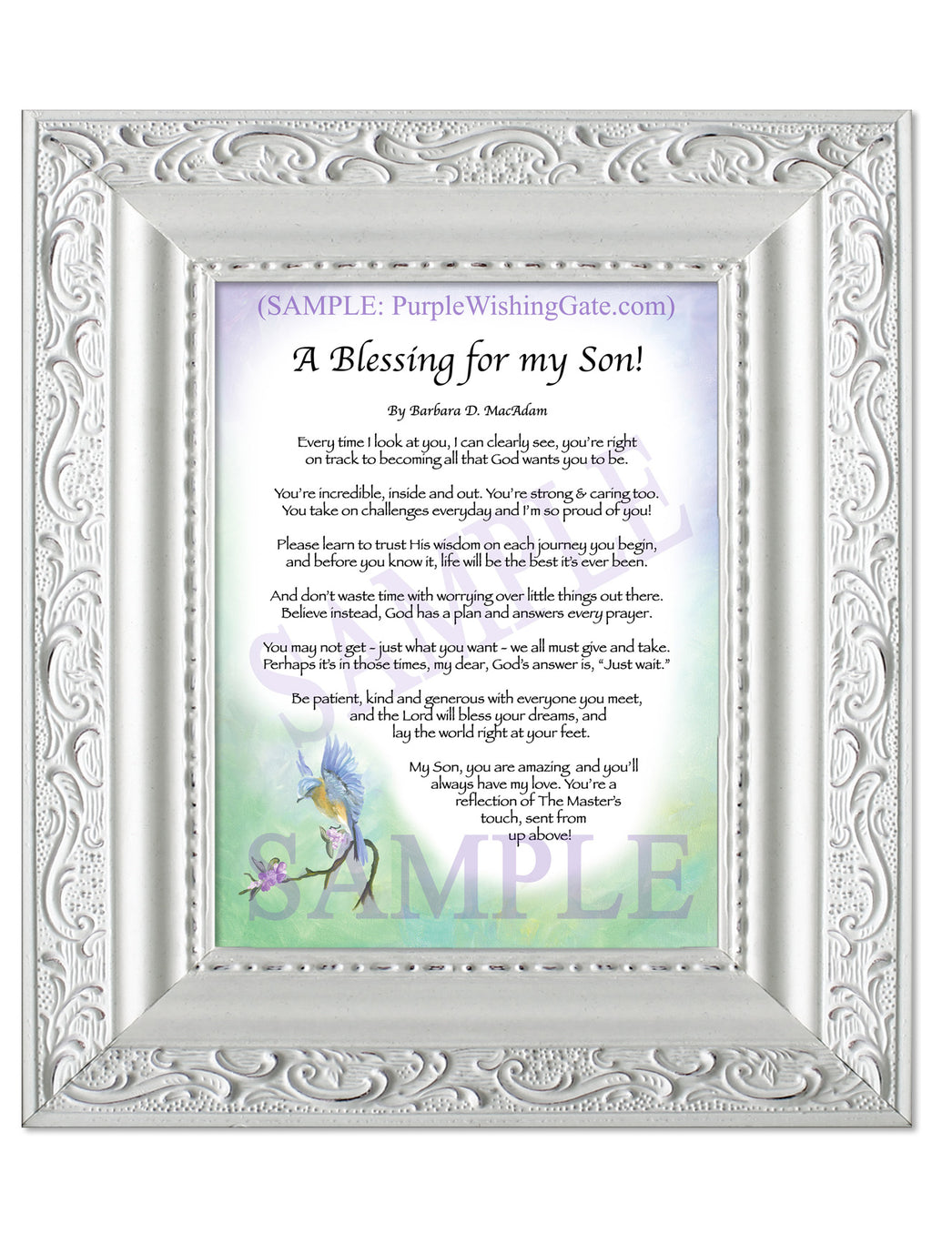 A Blessing for my Son! (child-adult) - Gifts for Son - PurpleWishingGate.com