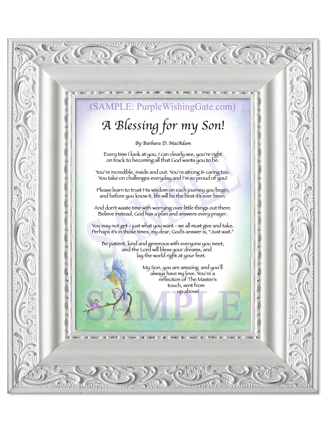 A Blessing for my Son! (child-adult) - Gifts for Son - PurpleWishingGate.com