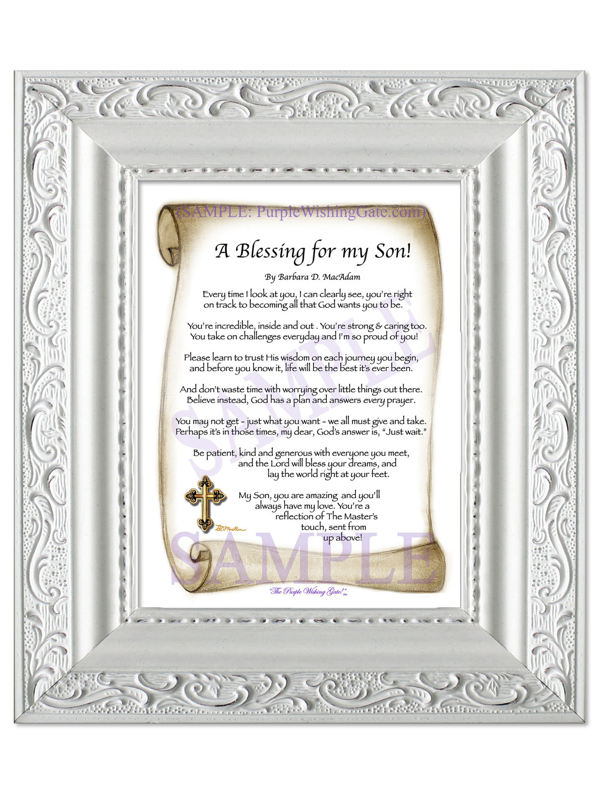 A Blessing for my Son! (child-adult) - Gifts for Son - PurpleWishingGate.com