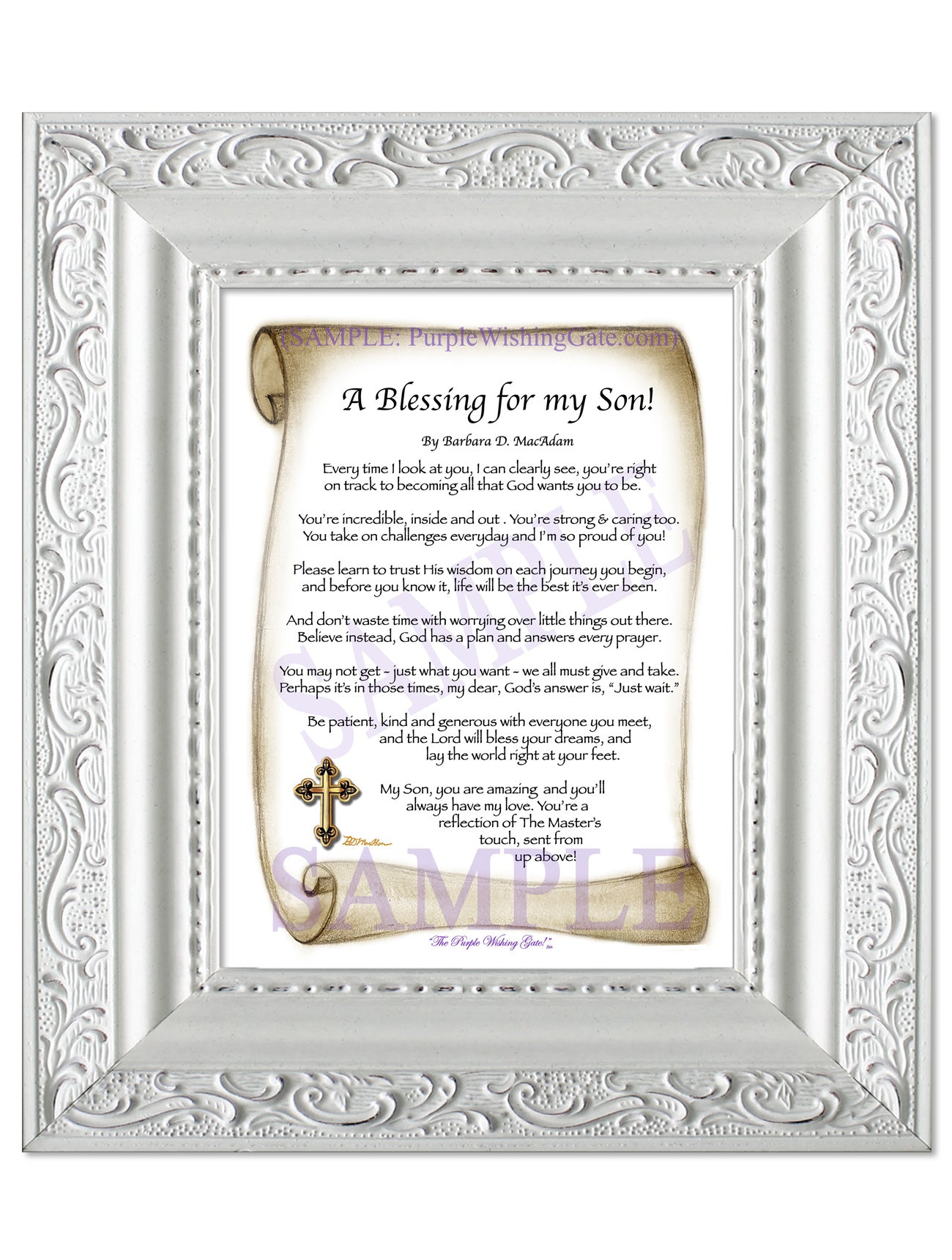 A Blessing for my Son! (child-adult) - Gifts for Son - PurpleWishingGate.com