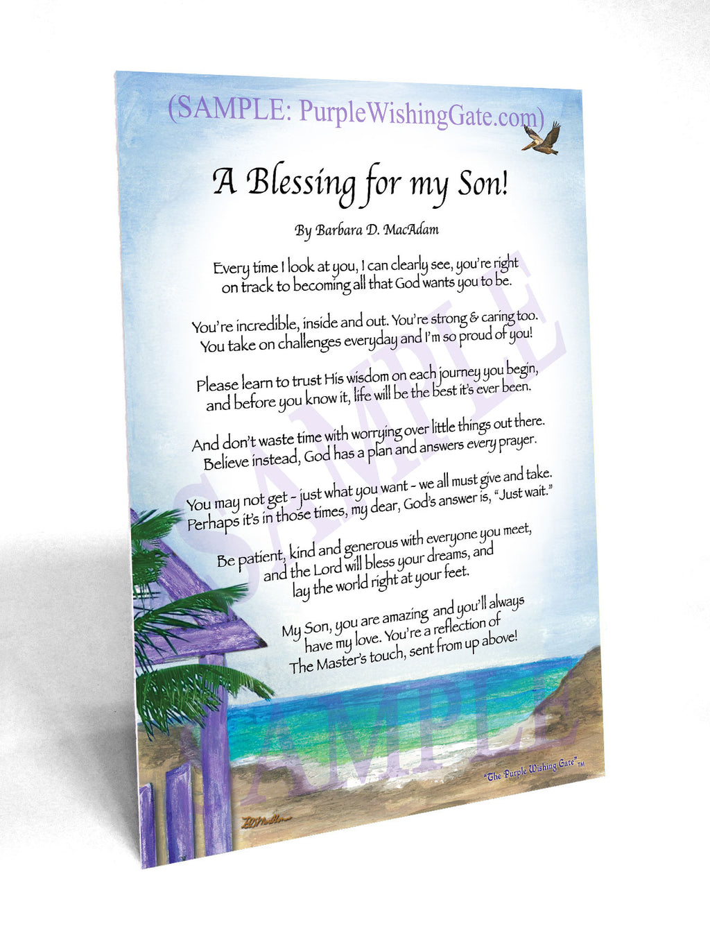 A Blessing for my Son! (child-adult) - Gifts for Son - PurpleWishingGate.com