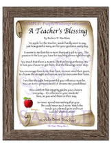 A Teacher's Blessing - Teacher's Gift - PurpleWishingGate.com