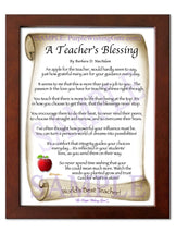 A Teacher's Blessing - Teacher's Gift - PurpleWishingGate.com