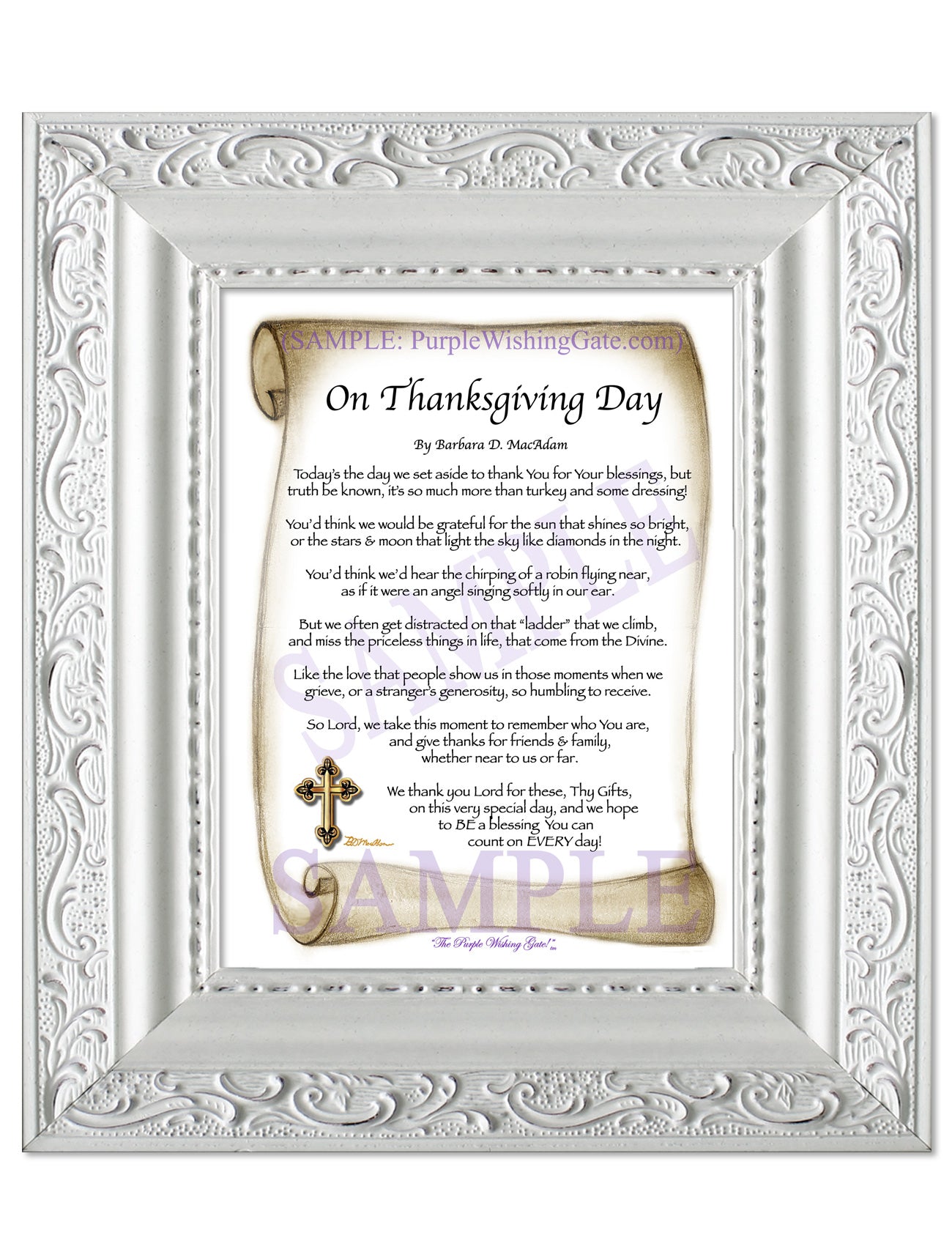 On Thanksgiving Day - Thanksgiving Gift - PurpleWishingGate.com