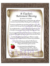 A Teacher's Retirement Blessing