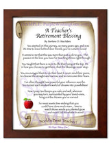 A Teacher's Retirement Blessing
