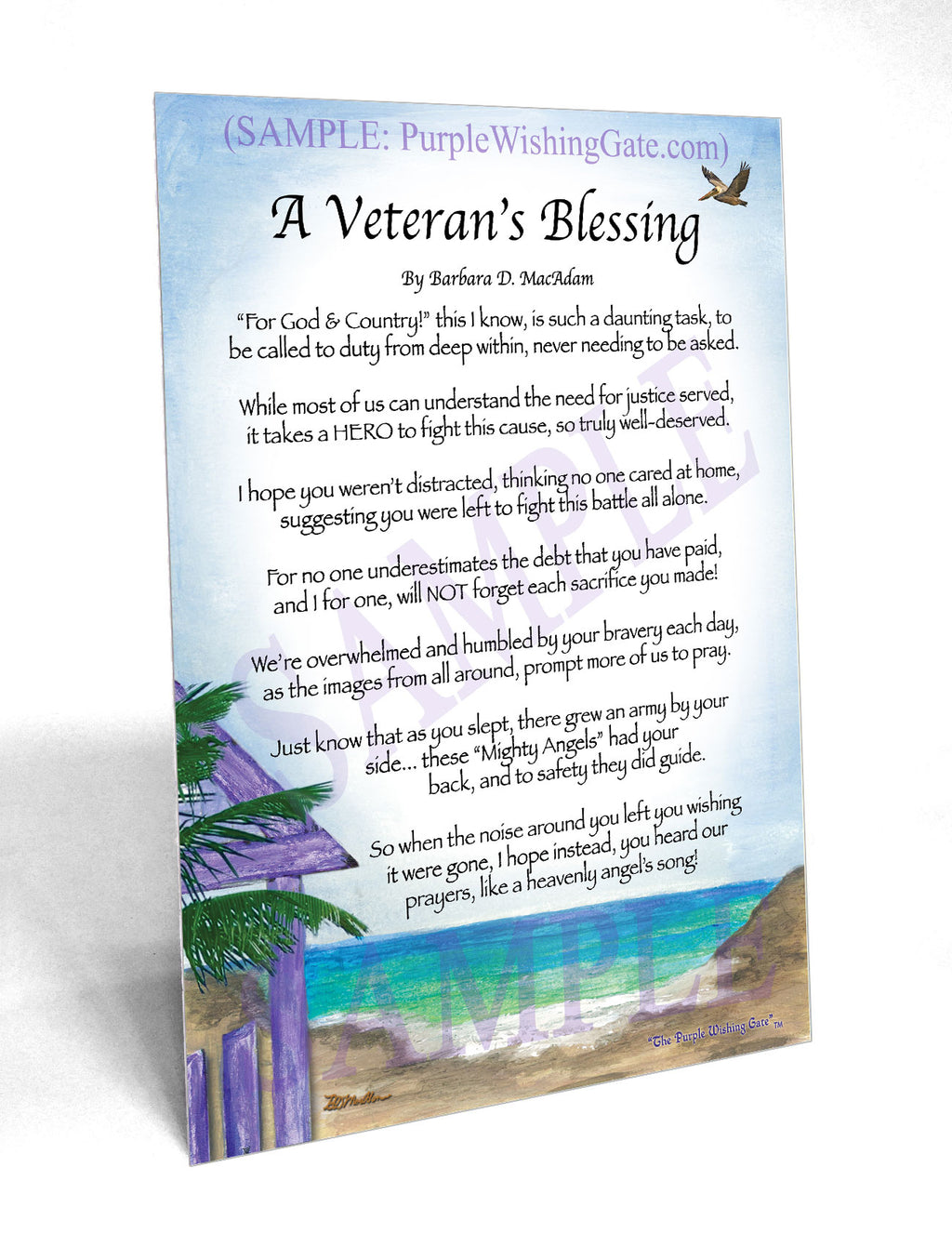 A Veteran's Blessing: Paradise Cove / 5x7
