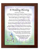 A Wedding Blessing - Wedding Gift - PurpleWishingGate.com