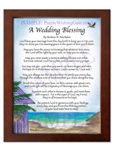 A Wedding Blessing - Wedding Gift - PurpleWishingGate.com