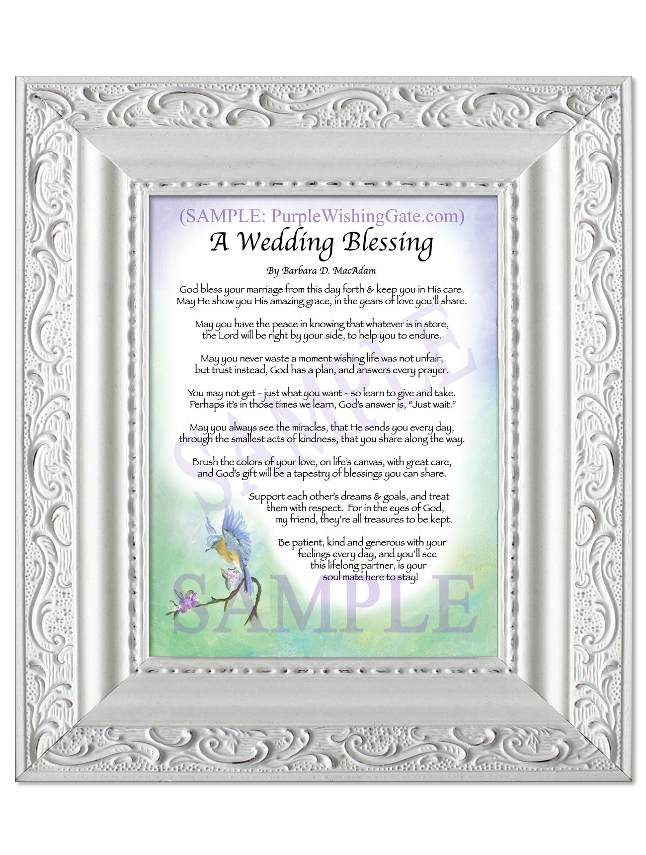 A Wedding Blessing - Wedding Gift - PurpleWishingGate.com