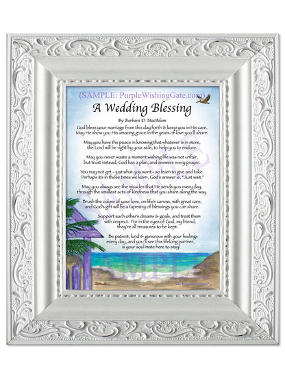 A Wedding Blessing - Wedding Gift - PurpleWishingGate.com