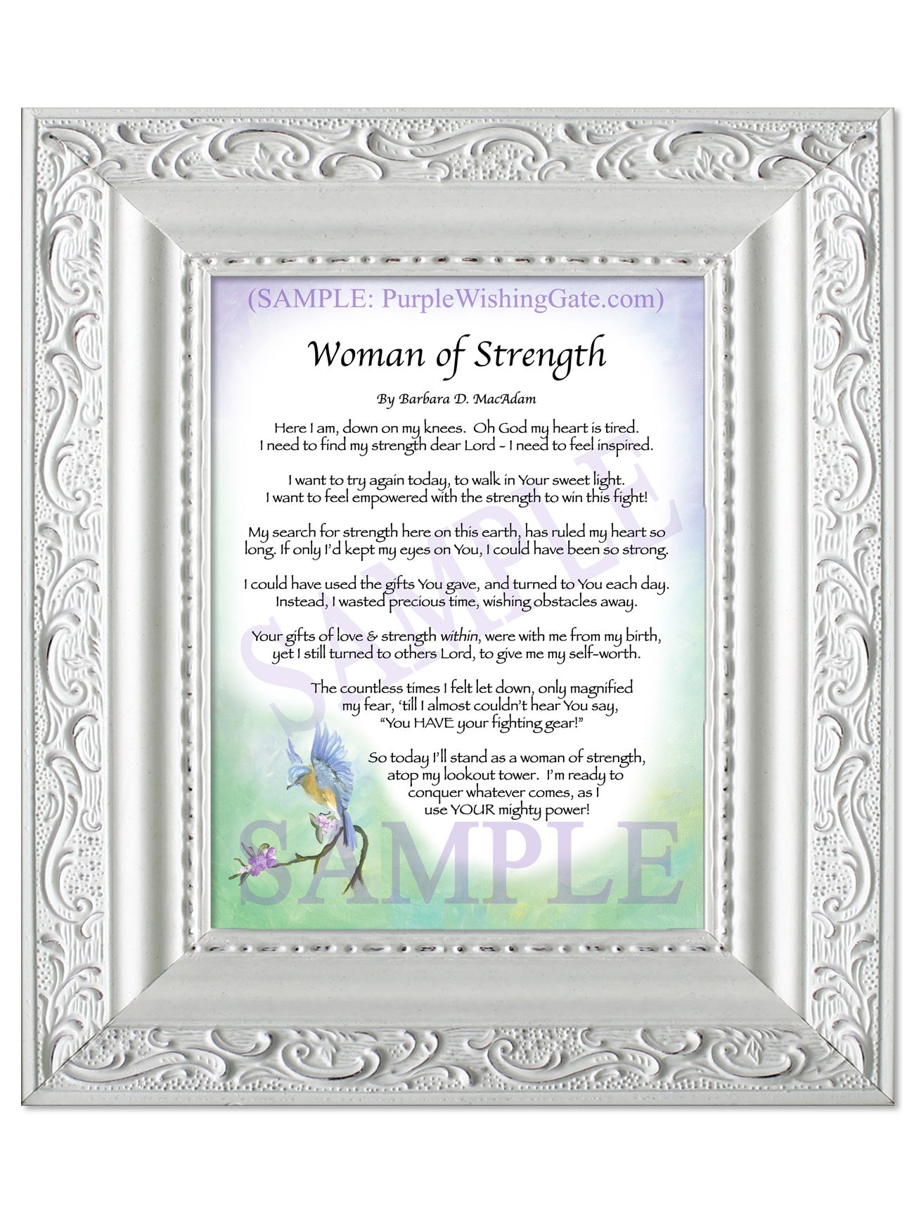 Woman of Strength - Sister-Women Gift - PurpleWishingGate.com