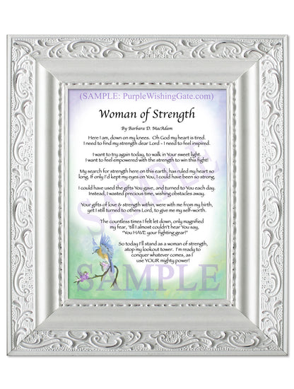 Woman of Strength - Sister-Women Gift - PurpleWishingGate.com