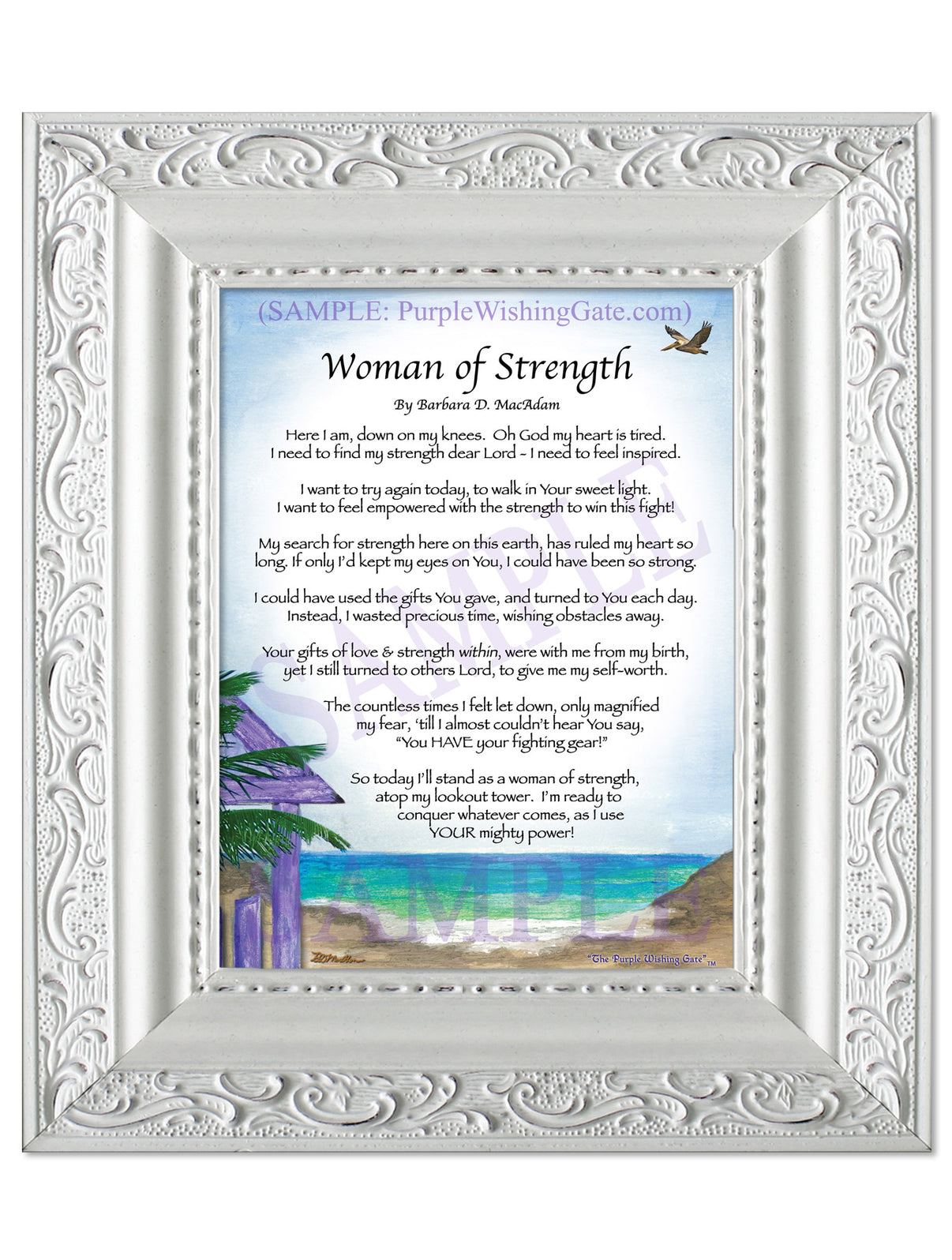 Woman of Strength - Sister-Women Gift - PurpleWishingGate.com