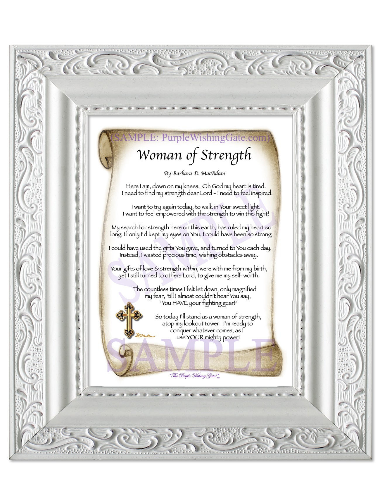 Woman of Strength - Sister-Women Gift - PurpleWishingGate.com