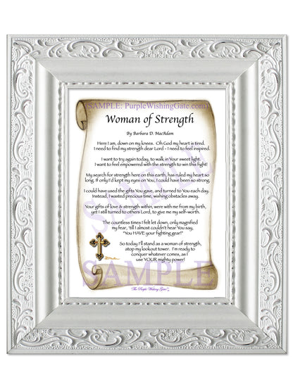 Woman of Strength - Sister-Women Gift - PurpleWishingGate.com