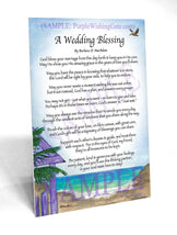 A Wedding Blessing - Wedding Gift - PurpleWishingGate.com