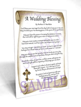 A Wedding Blessing - Wedding Gift - PurpleWishingGate.com