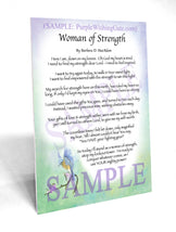 Woman of Strength - Sister-Women Gift - PurpleWishingGate.com