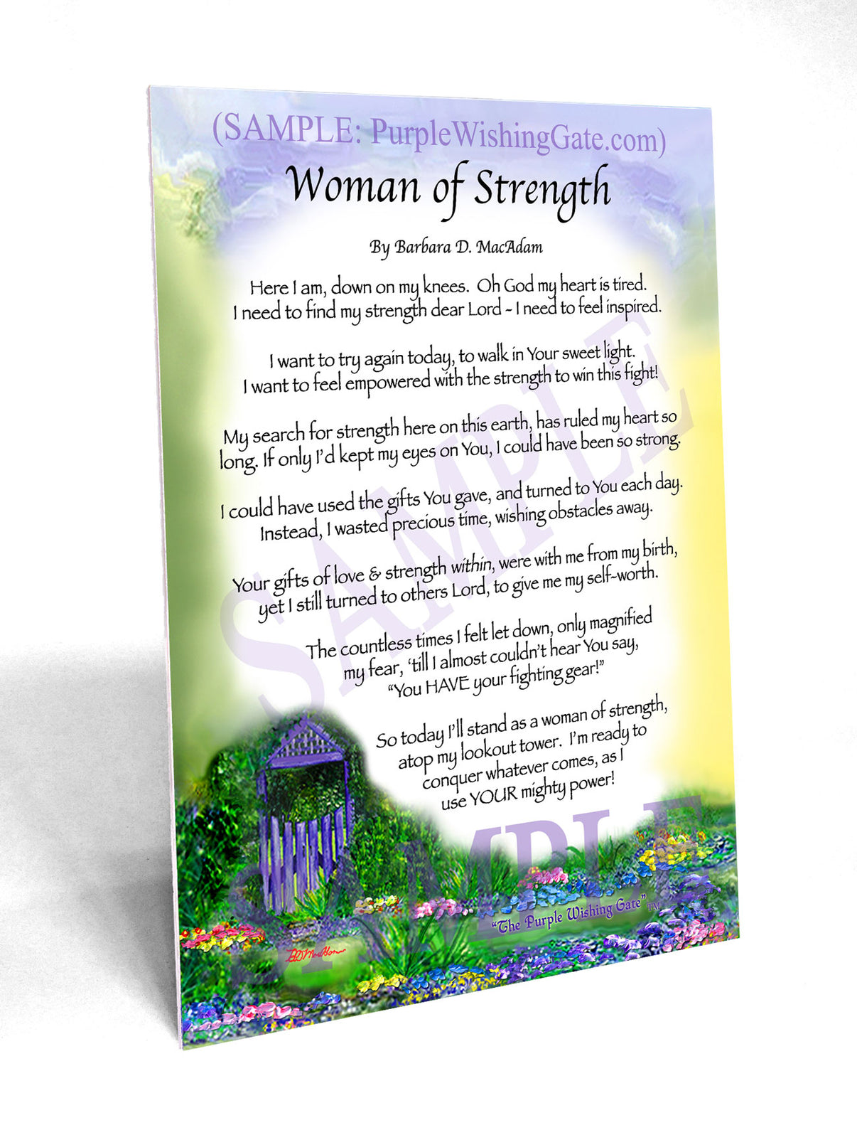Woman of Strength - Sister-Women Gift - PurpleWishingGate.com