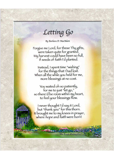 Letting Go Blessing - Clearance | PurpleWishingGate