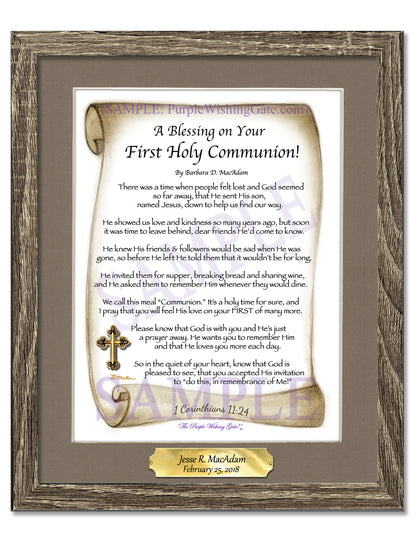 A Blessing on Your First Holy Communion