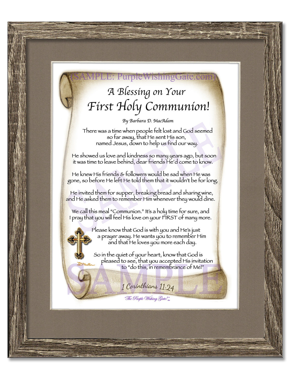 A Blessing on Your First Holy Communion