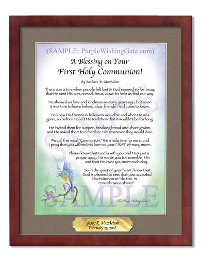 A Blessing on Your First Holy Communion