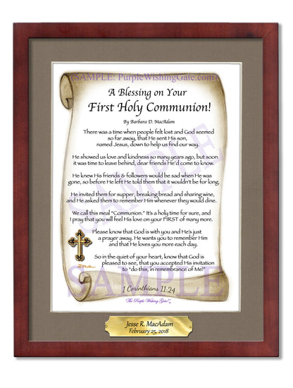 A Blessing on Your First Holy Communion