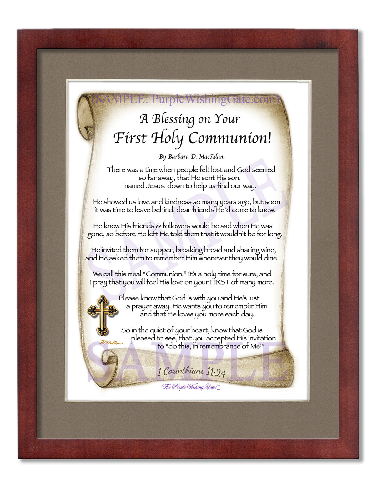 A Blessing on Your First Holy Communion