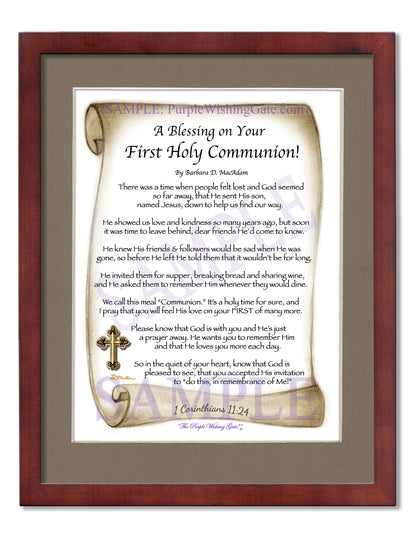 A Blessing on Your First Holy Communion